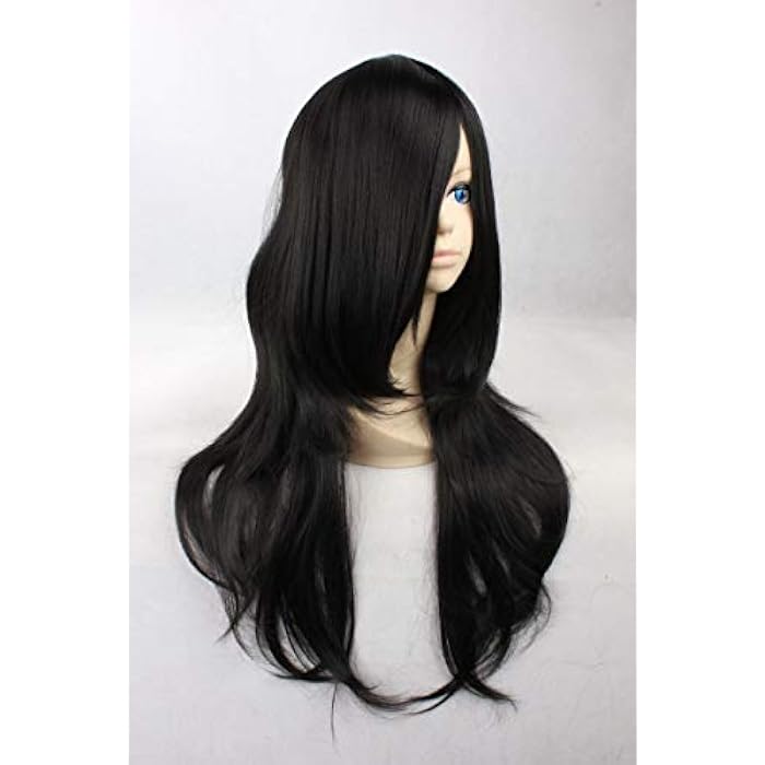 DILLARDS Fashion Japanese Manga Characters Long Straight Wigs Cosplay Black-035E - Image 5